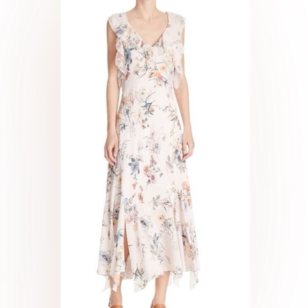 REBECCA TAYLOR, Floral Print Maxi Dress